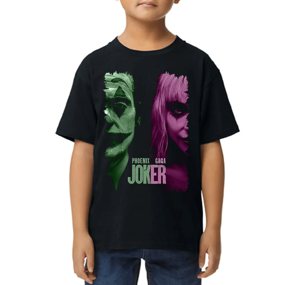 Playera Joker Phoenix Gaga Faces Rostros Color #0002214