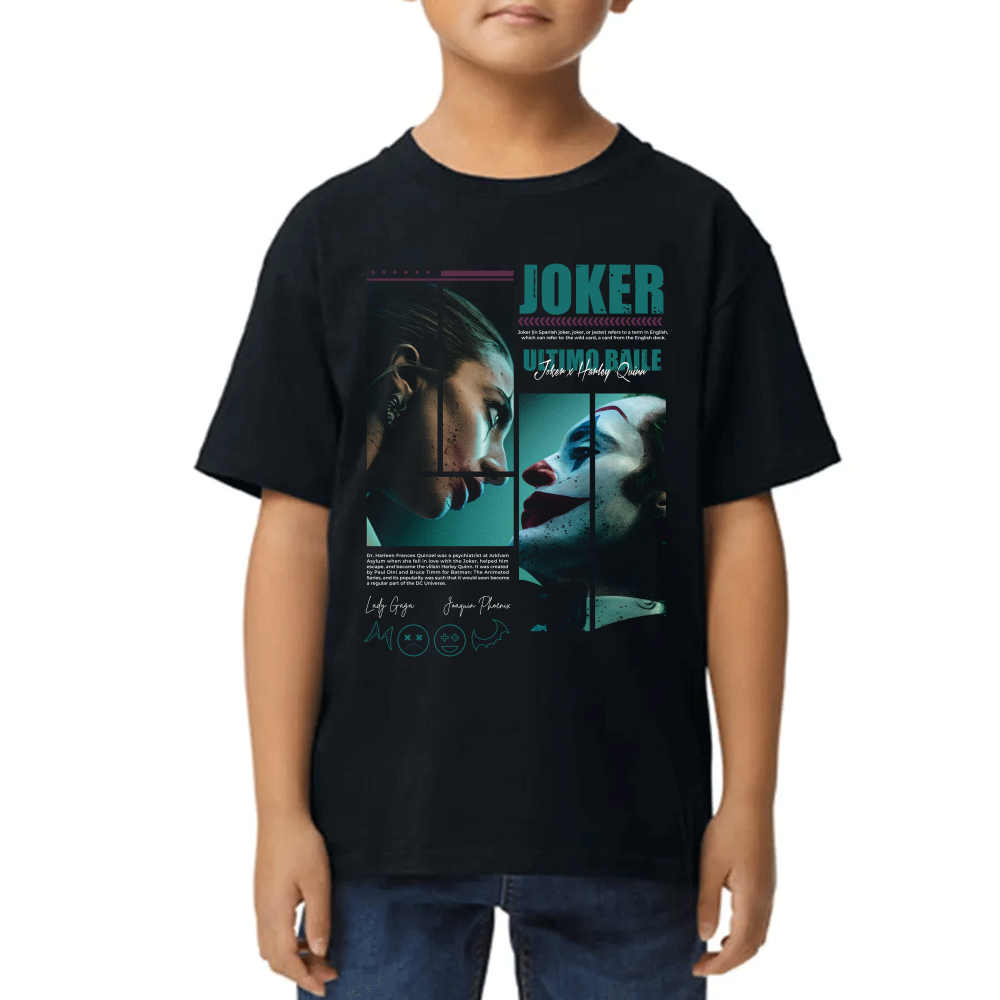 Playera Joker Ultimo Baile Gaga y Phoenix Algodón #0002219 Imagen principal del producto