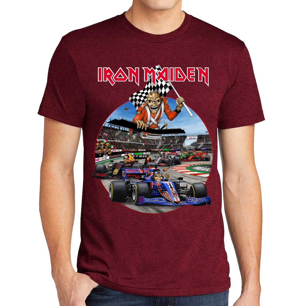 Playera Iron Maiden Formula 1 México Algodón #0002222