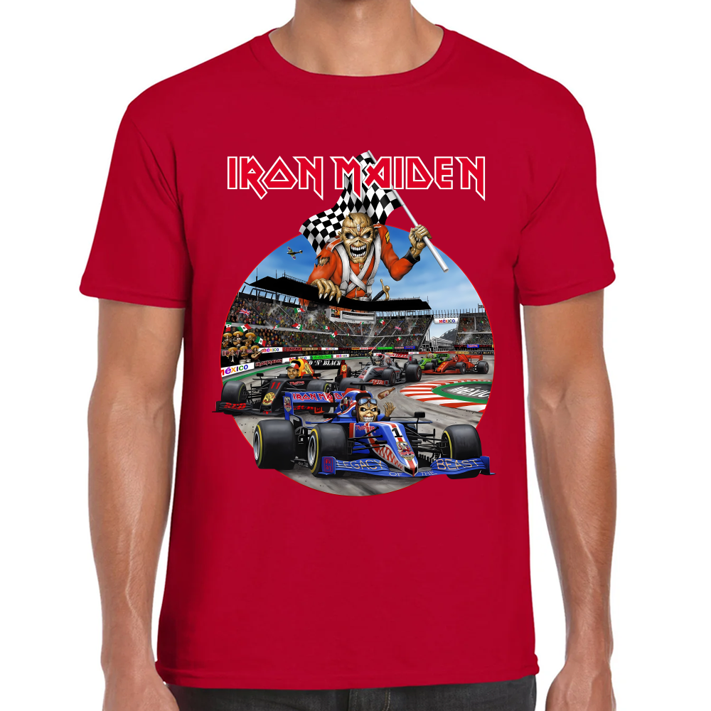 Playera Iron Maiden Formula 1 México Algodón #0002222