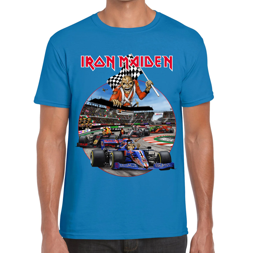 Playera Iron Maiden Formula 1 México Algodón #0002222