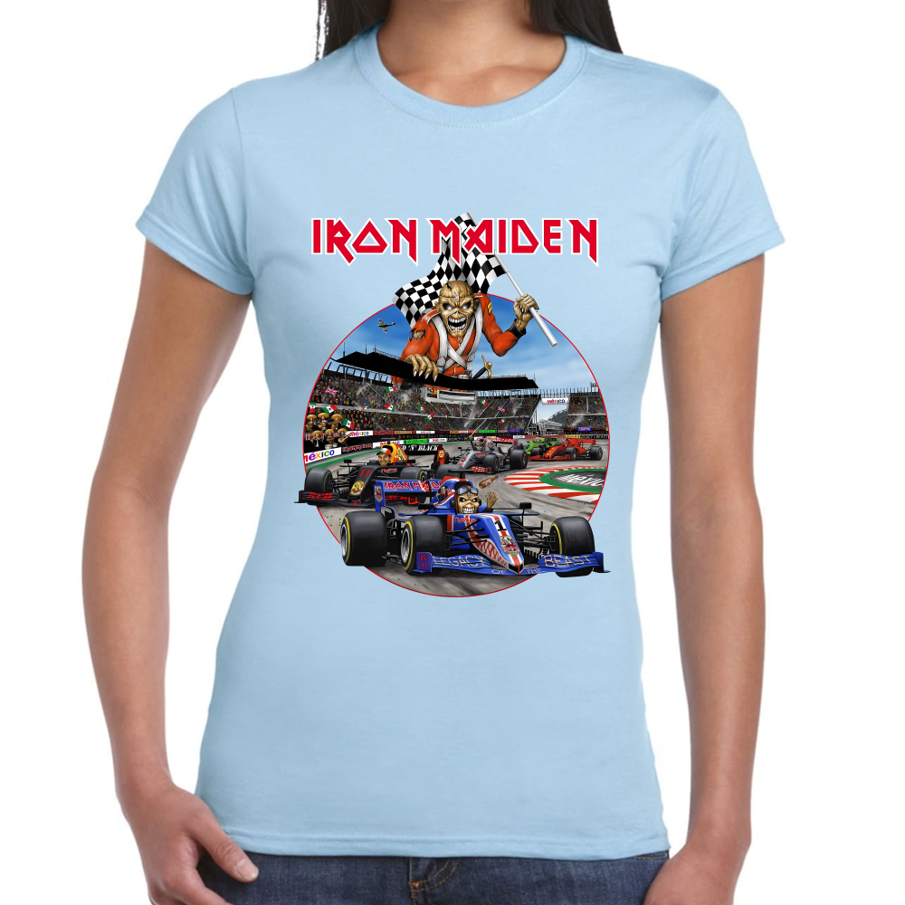 Playera Iron Maiden Formula 1 México Algodón #0002222