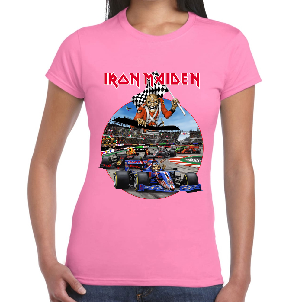 Playera Iron Maiden Formula 1 México Algodón #0002222