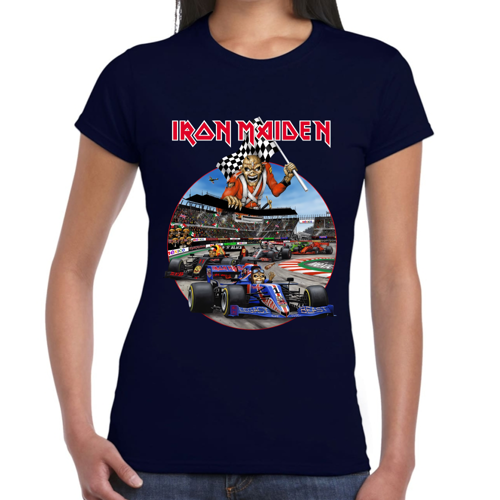Playera Iron Maiden Formula 1 México Algodón #0002222