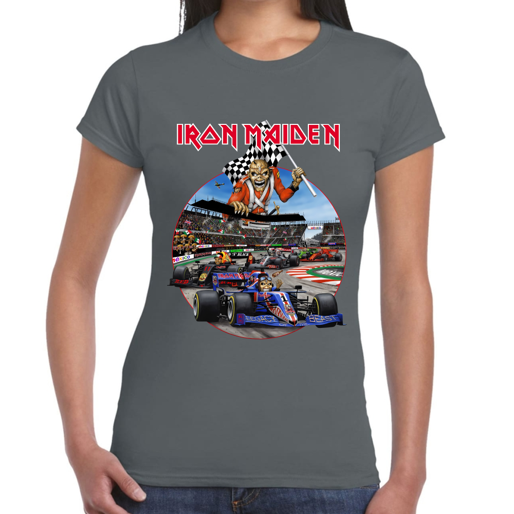 Playera Iron Maiden Formula 1 México Algodón #0002222