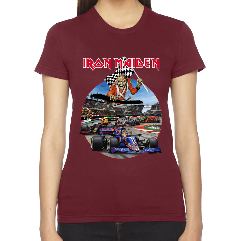 Playera Iron Maiden Formula 1 México Algodón #0002222