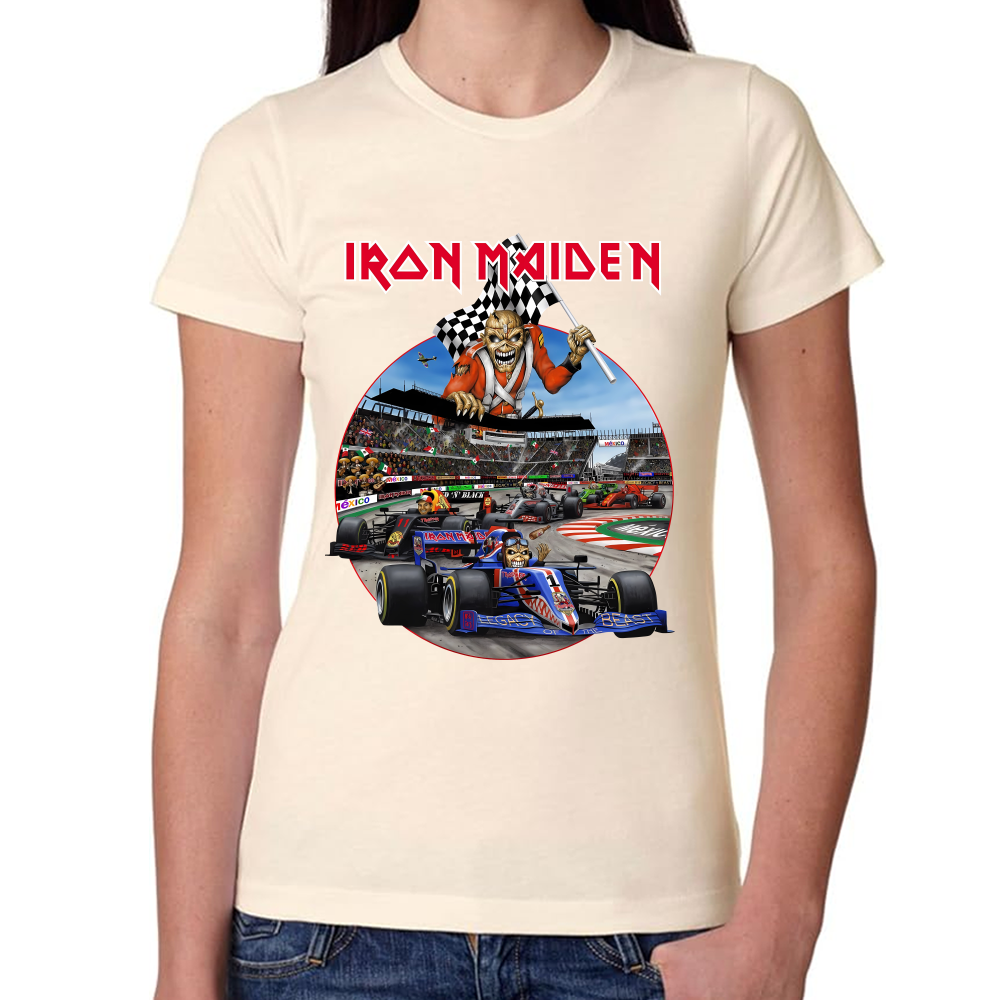 Playera Iron Maiden Formula 1 México Algodón #0002222