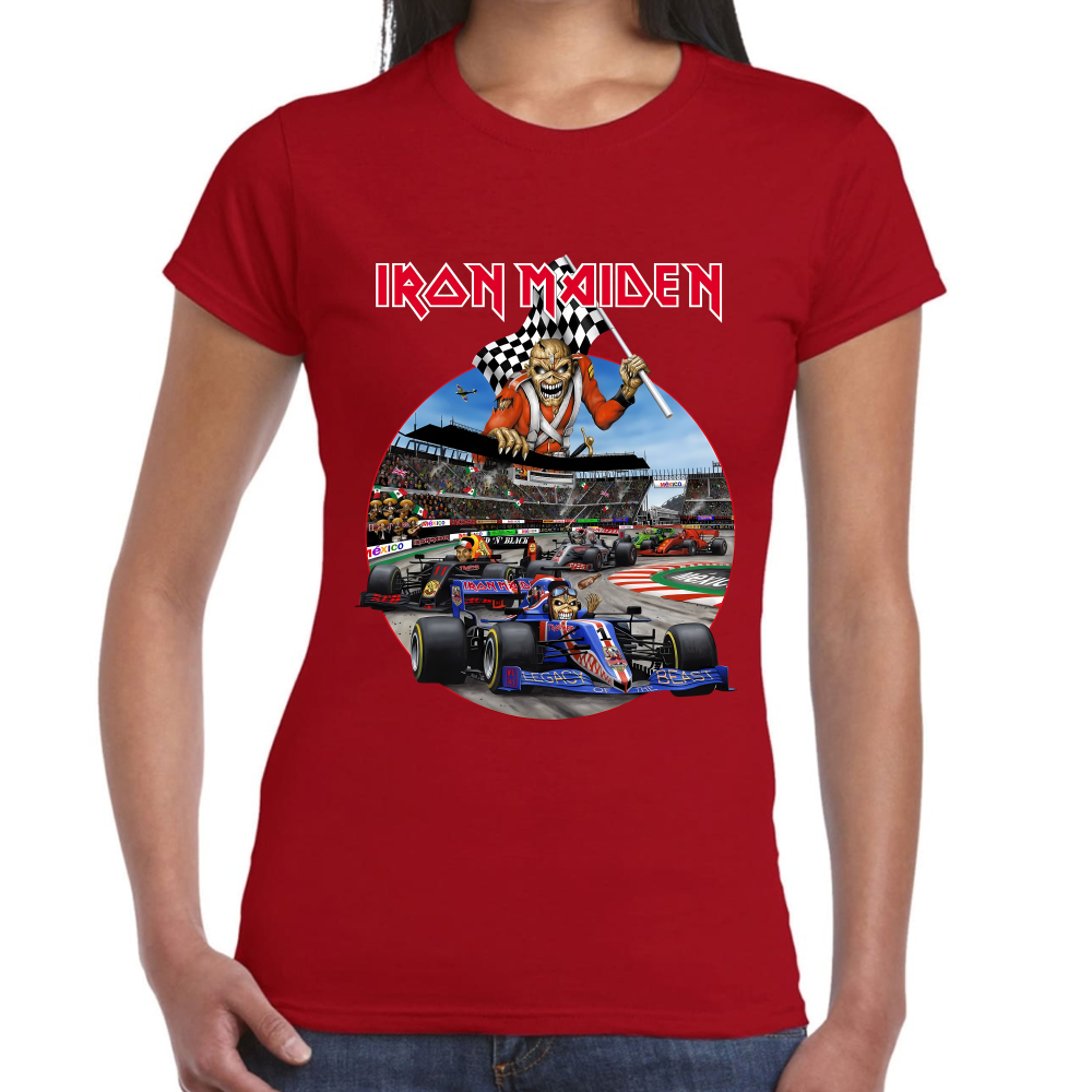 Playera Iron Maiden Formula 1 México Algodón #0002222