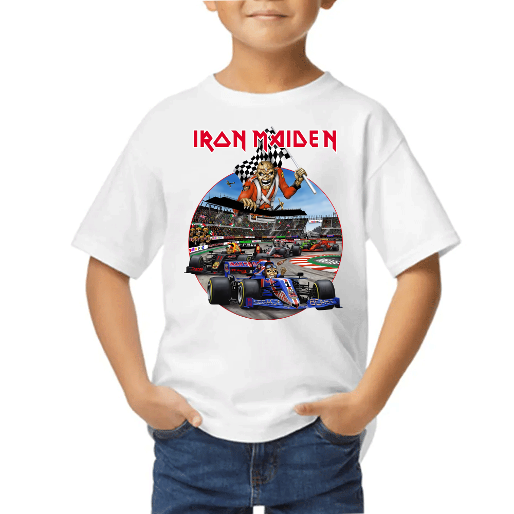 Playera Iron Maiden Formula 1 México Algodón #0002222