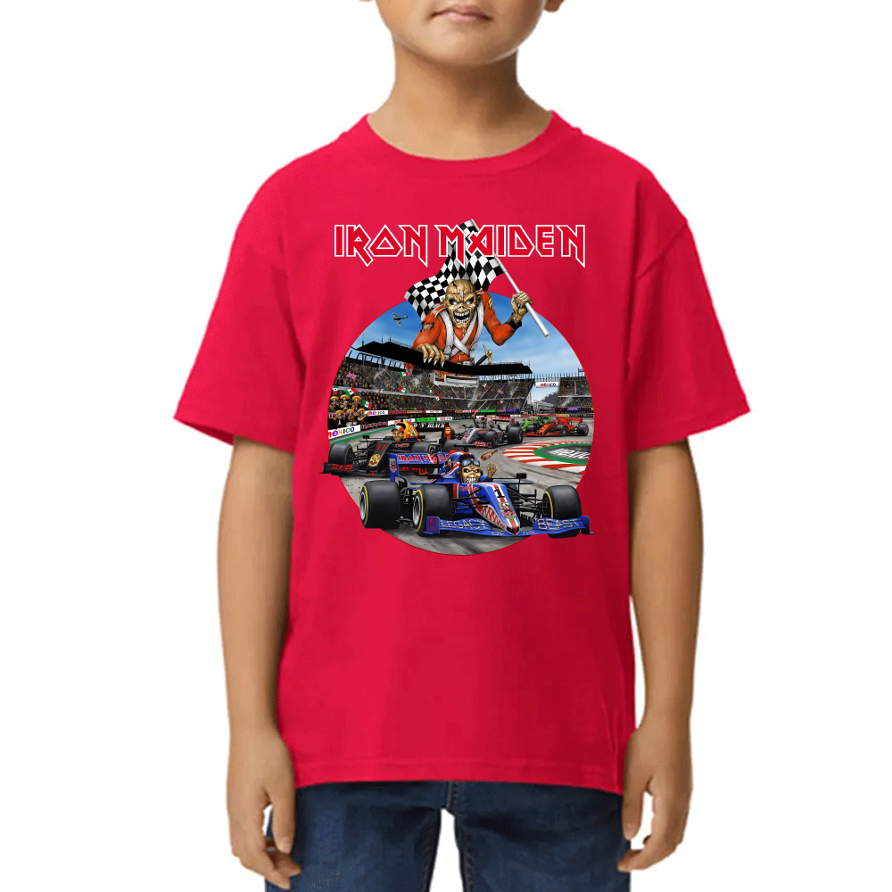 Playera Iron Maiden Formula 1 México Algodón #0002222
