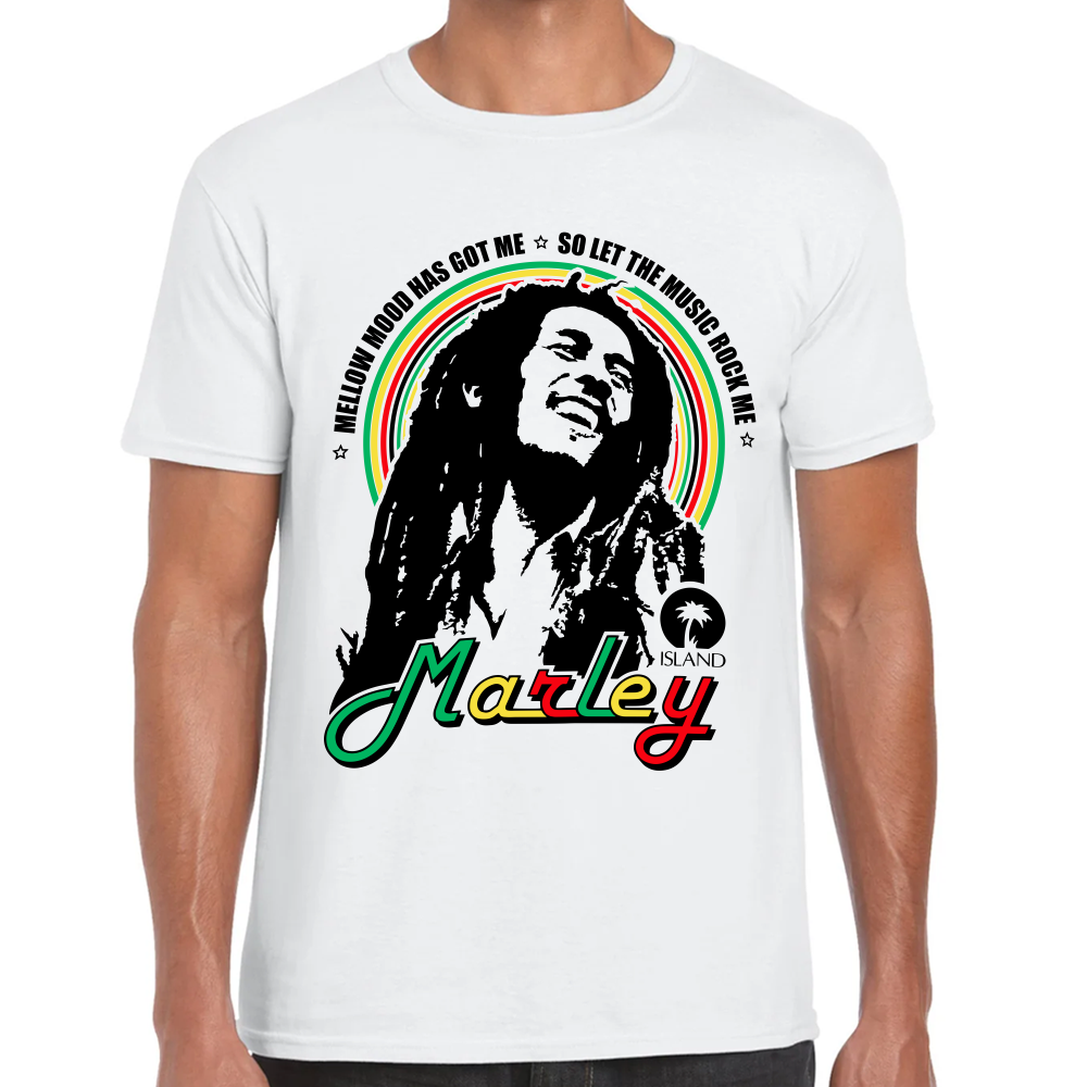 Playera Bob Marley Mellow Mood Has Got Me Algodón Premium #0002223
