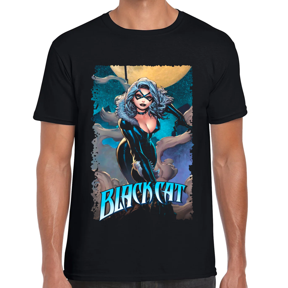Playera Black Cat Marvel Algodón Premium #0002227 Imagen principal del producto