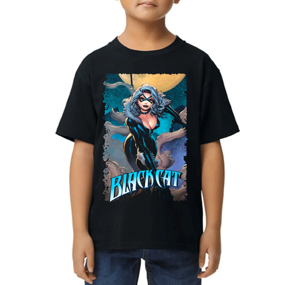 Playera Black Cat Marvel Algodón Premium #0002227 Imagen principal del producto