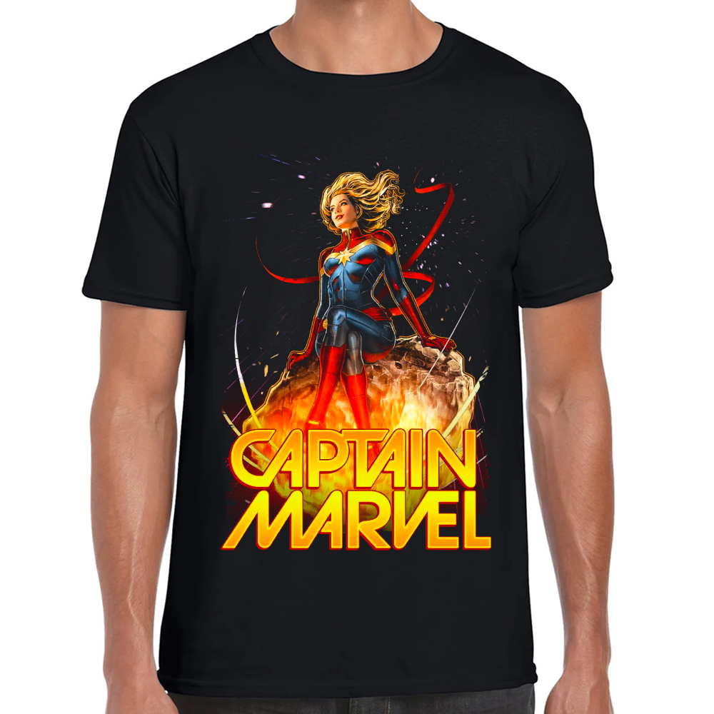 Playera Capitana Marvel Algodón Premium #0002229