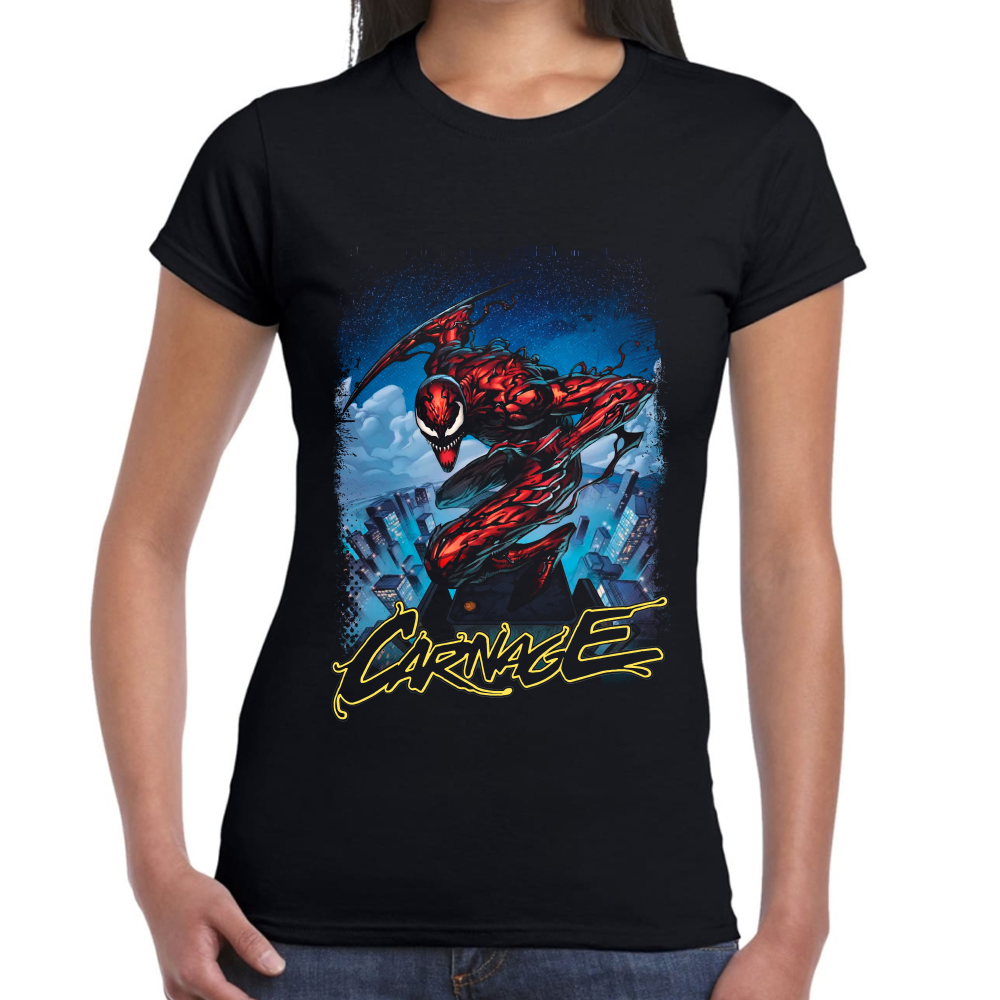 Playera Carnage Marvel Algodón Premium #0002230