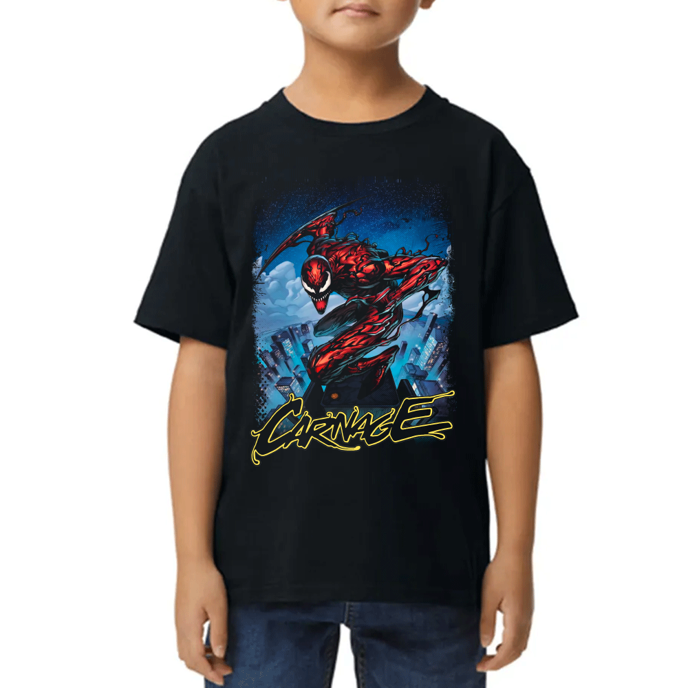 Playera de Niño Carnage Marvel Algodón Premium #0002230