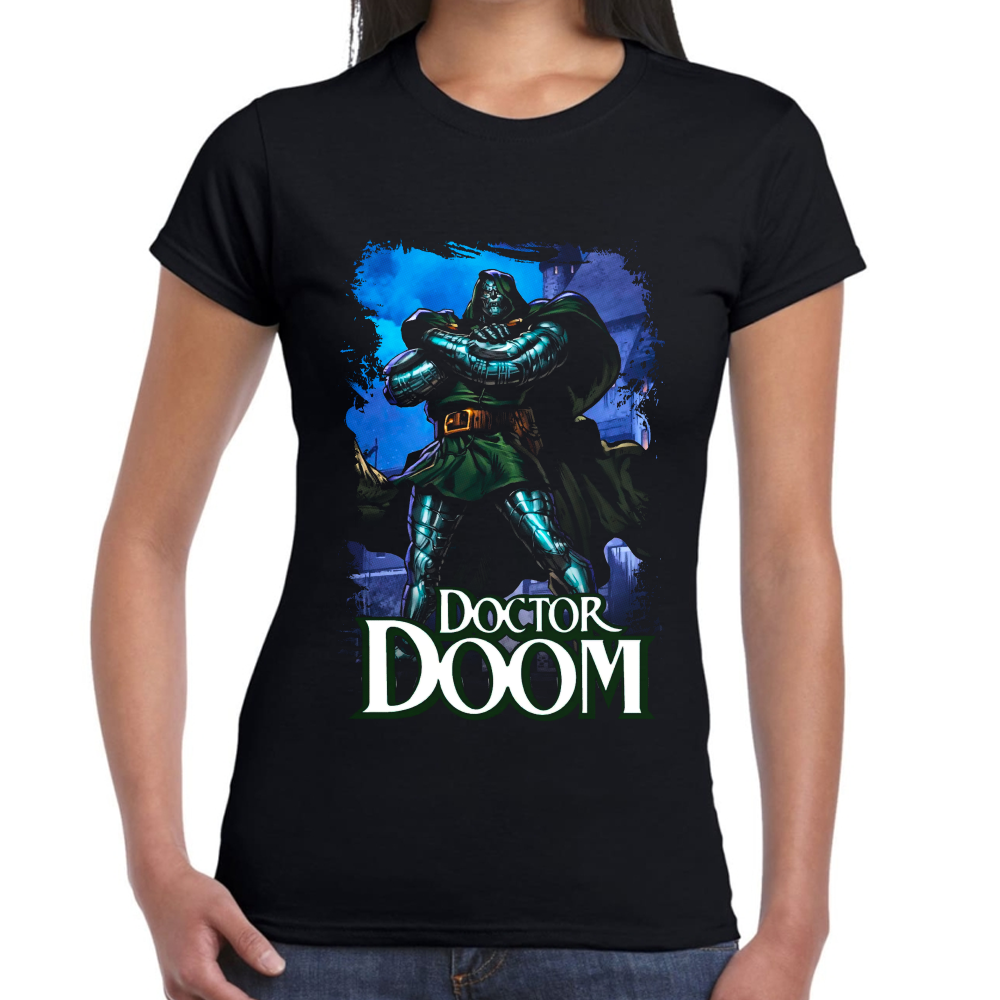 Playera Doctor Doom Marvel Algodón Premium #0002234