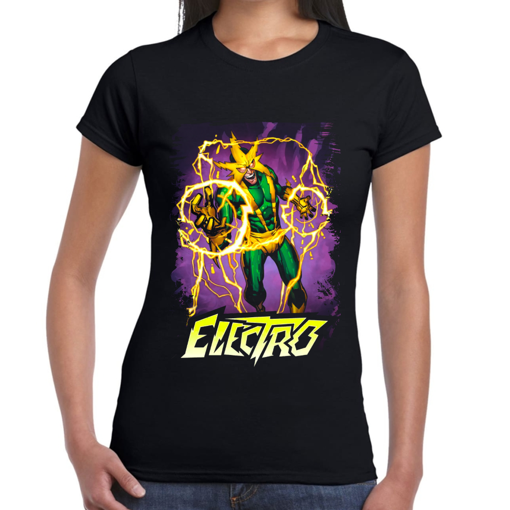 Playera Electro Marvel Algodón Premium #0002235 Imagen secundaria del producto