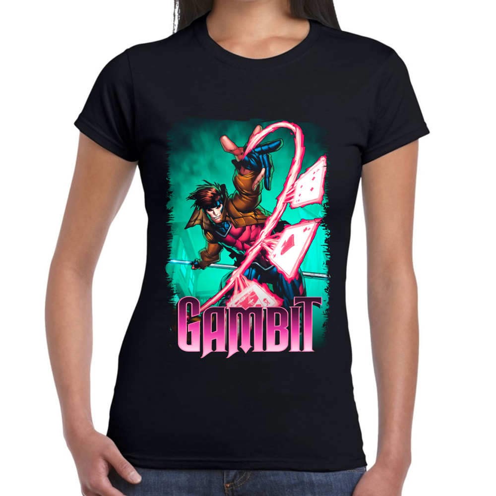 Playera Gambit Marvel Algodón Premium #0002237