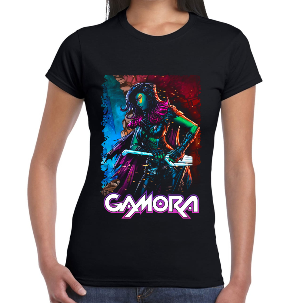 Playera Gamora Marvel Algodón Premium #0002238
