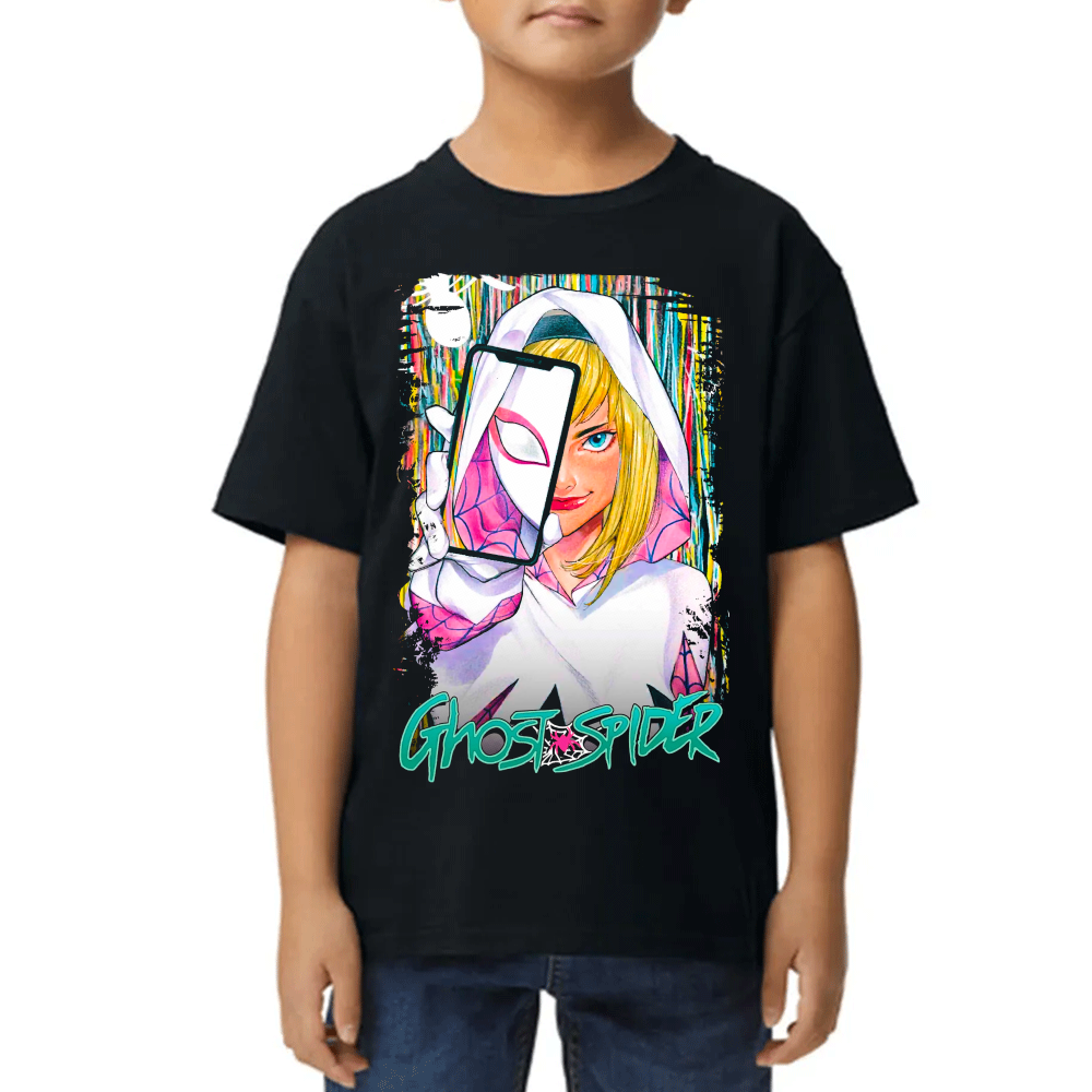 Playera Ghost Spider Marvel Algodón Premium #0002239 Imagen principal del producto