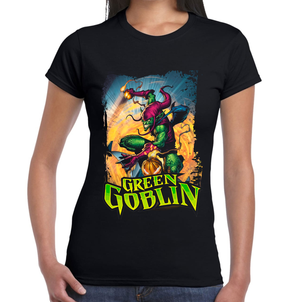 Playera Green Goblin Marvel Algodón Premium #0002241 Imagen secundaria del producto