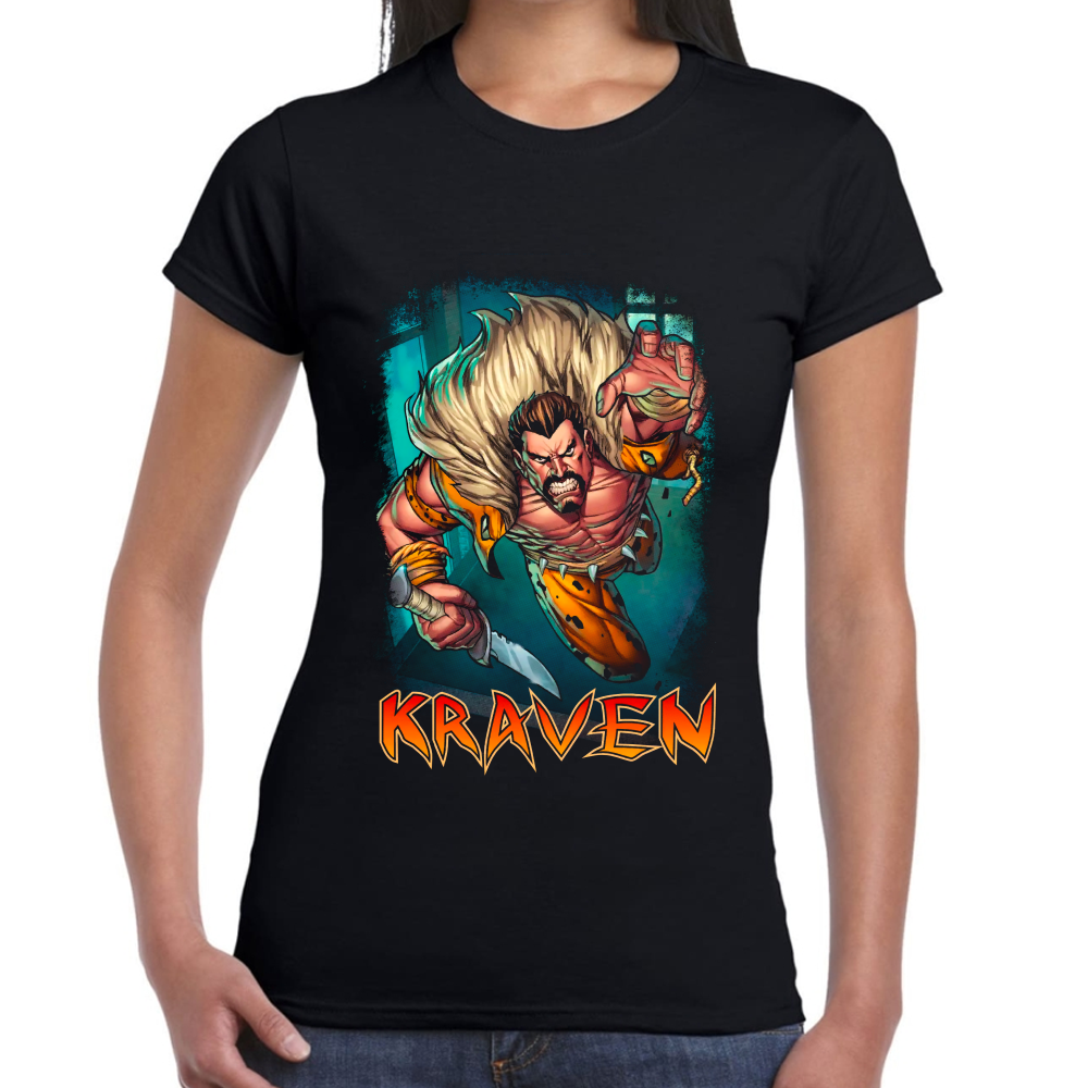 Playera Kraven Marvel Algodón Premium #0002249