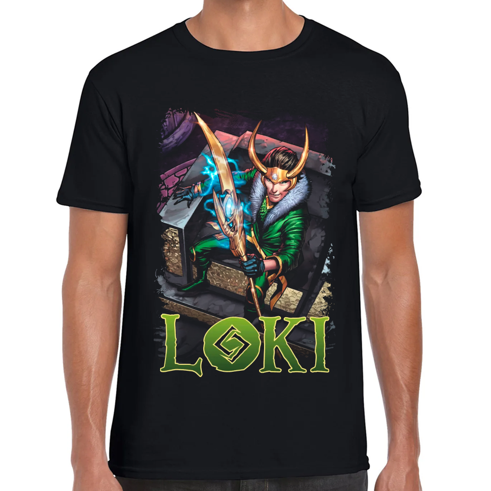 Playera Loki Marvel Algodón Premium #0002250 Imagen principal del producto