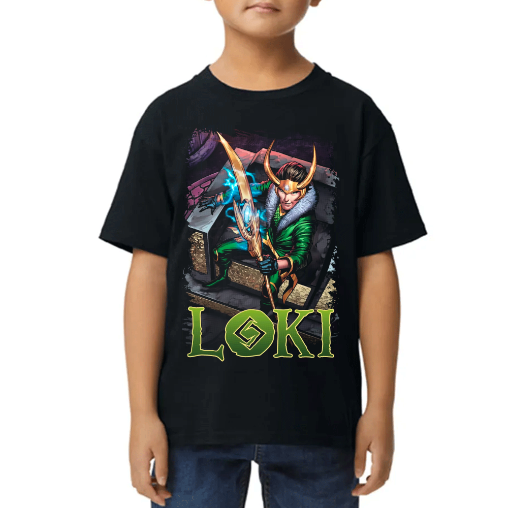 Playera Loki Marvel Algodón Premium #0002250 Imagen principal del producto