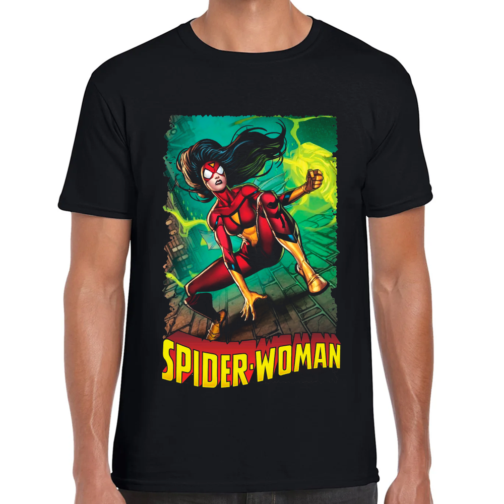 Playera Spider-Woman Marvel Algodón Premium #0002265