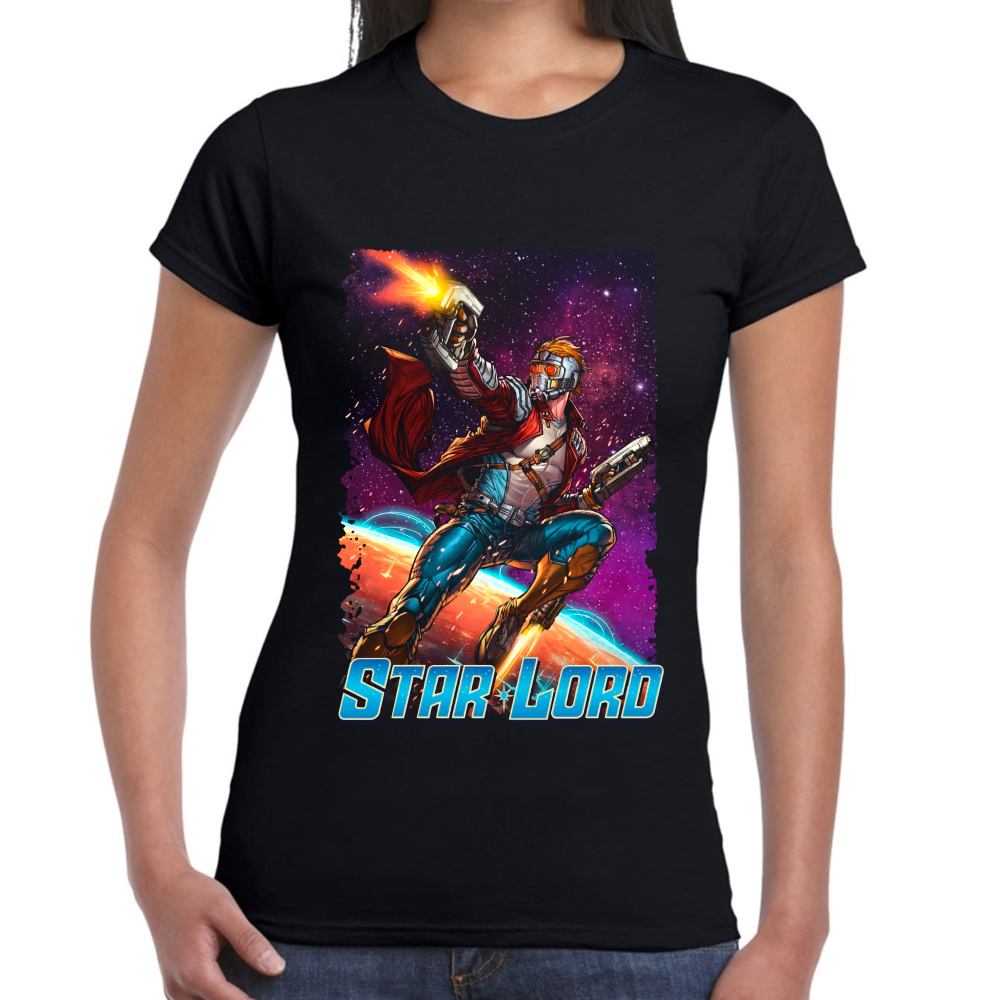 Playera Star Lord Marvel Algodón Premium #0002266