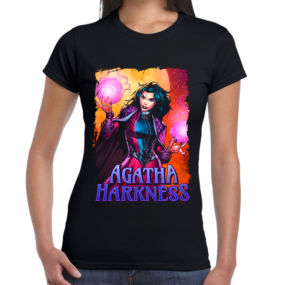Playera Agatha Harkness Marvel Algodón Premium #0002275
