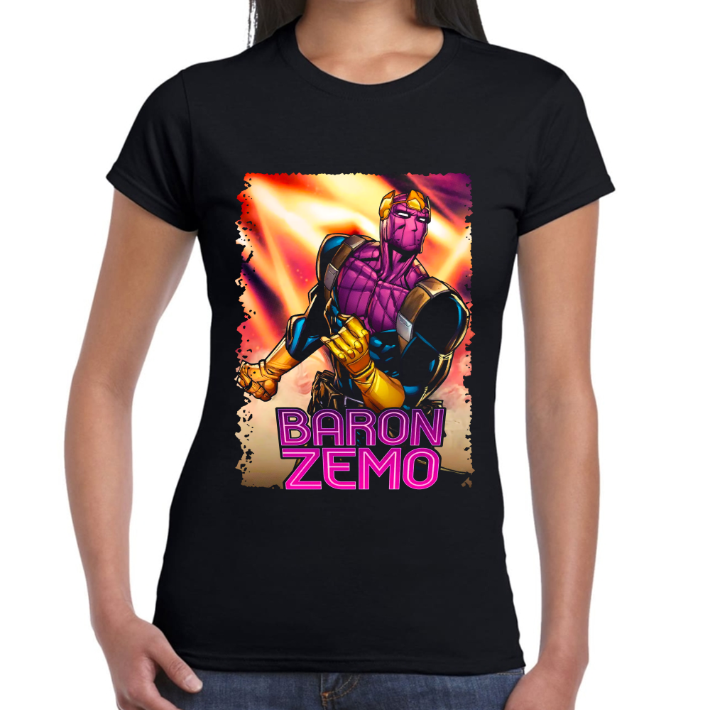 Playera Baron Zemo Marvel Algodón Premium #0002278