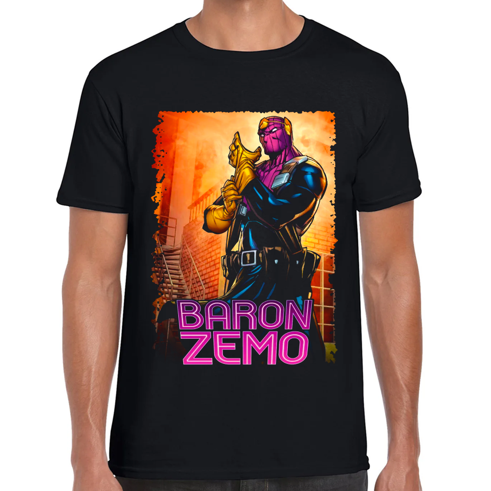 Playera Baron Zemo Marvel Algodón Premium #0002279