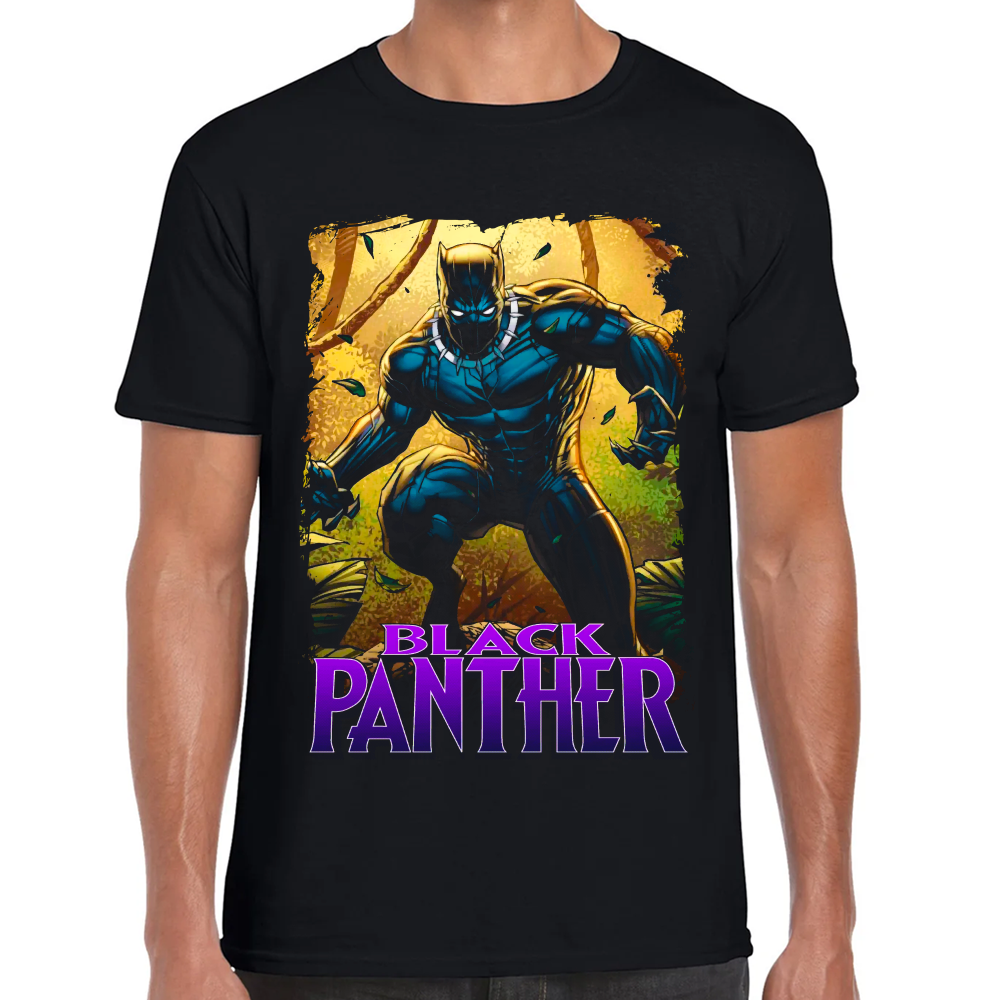 Playera Black Panther Marvel Algodón Premium #0002286