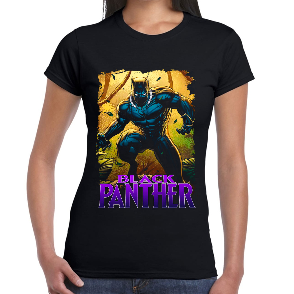 Playera Black Panther Marvel Algodón Premium #0002286 Imagen secundaria del producto