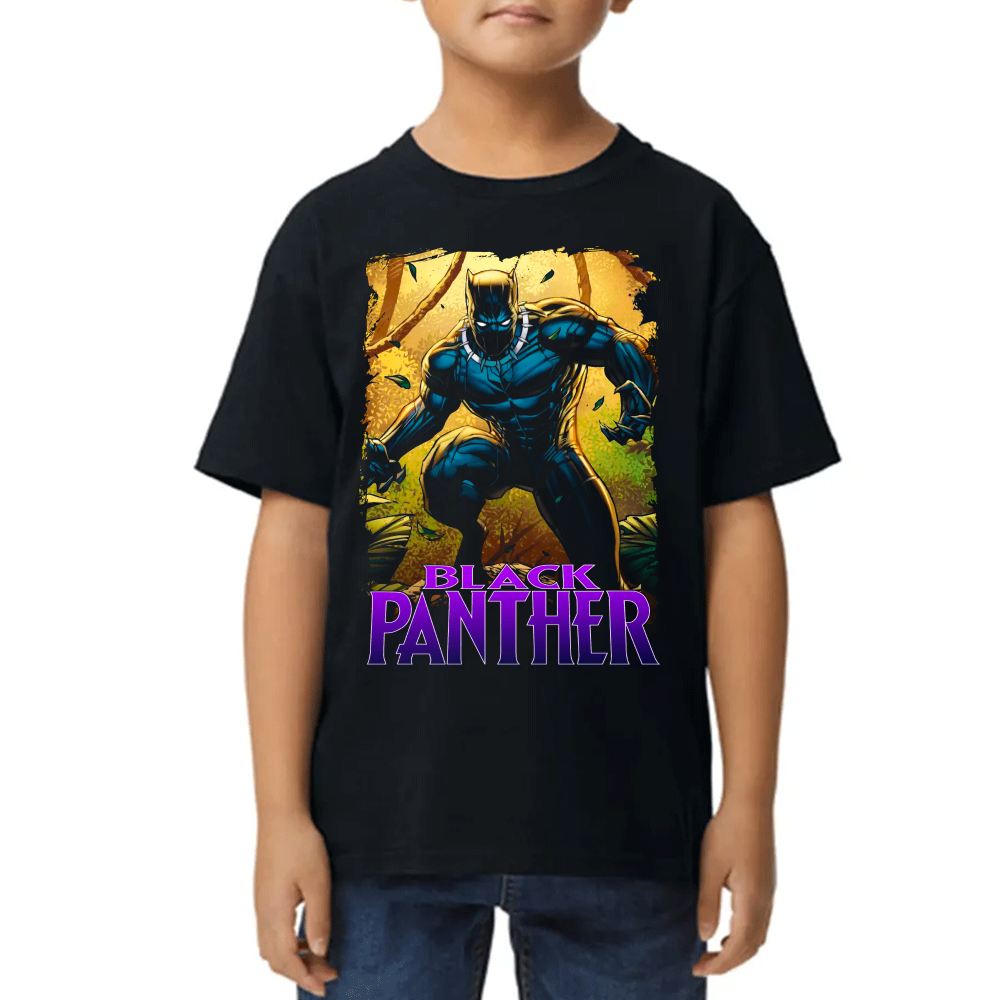 Playera Black Panther Marvel Algodón Premium #0002286