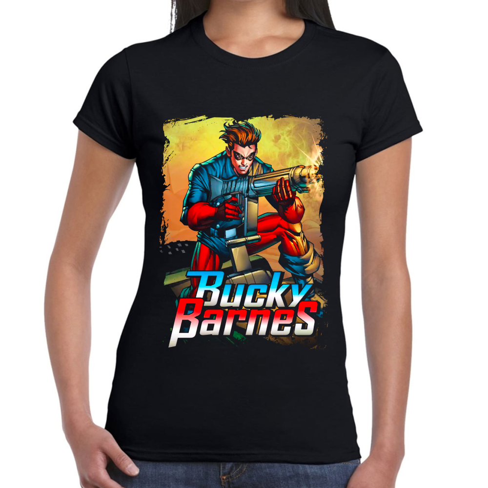 Playera Bucky Barnes Marvel Algodón Premium #0002288