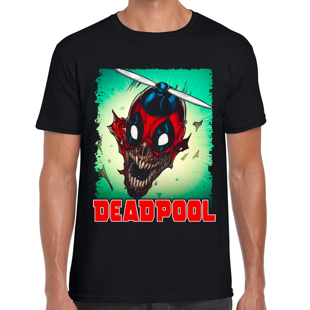 Playera Deadpool Marvel Algodón Premium #0002297