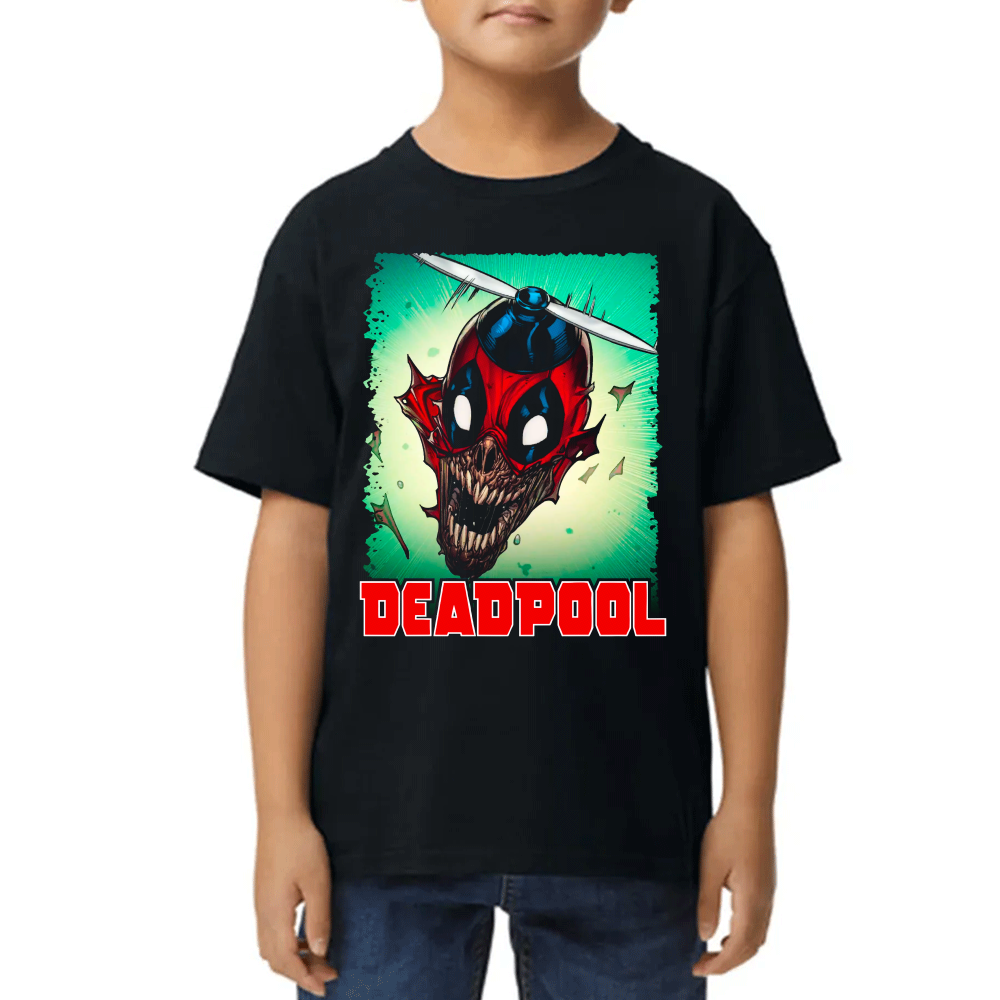 Playera Deadpool Marvel Algodón Premium #0002297