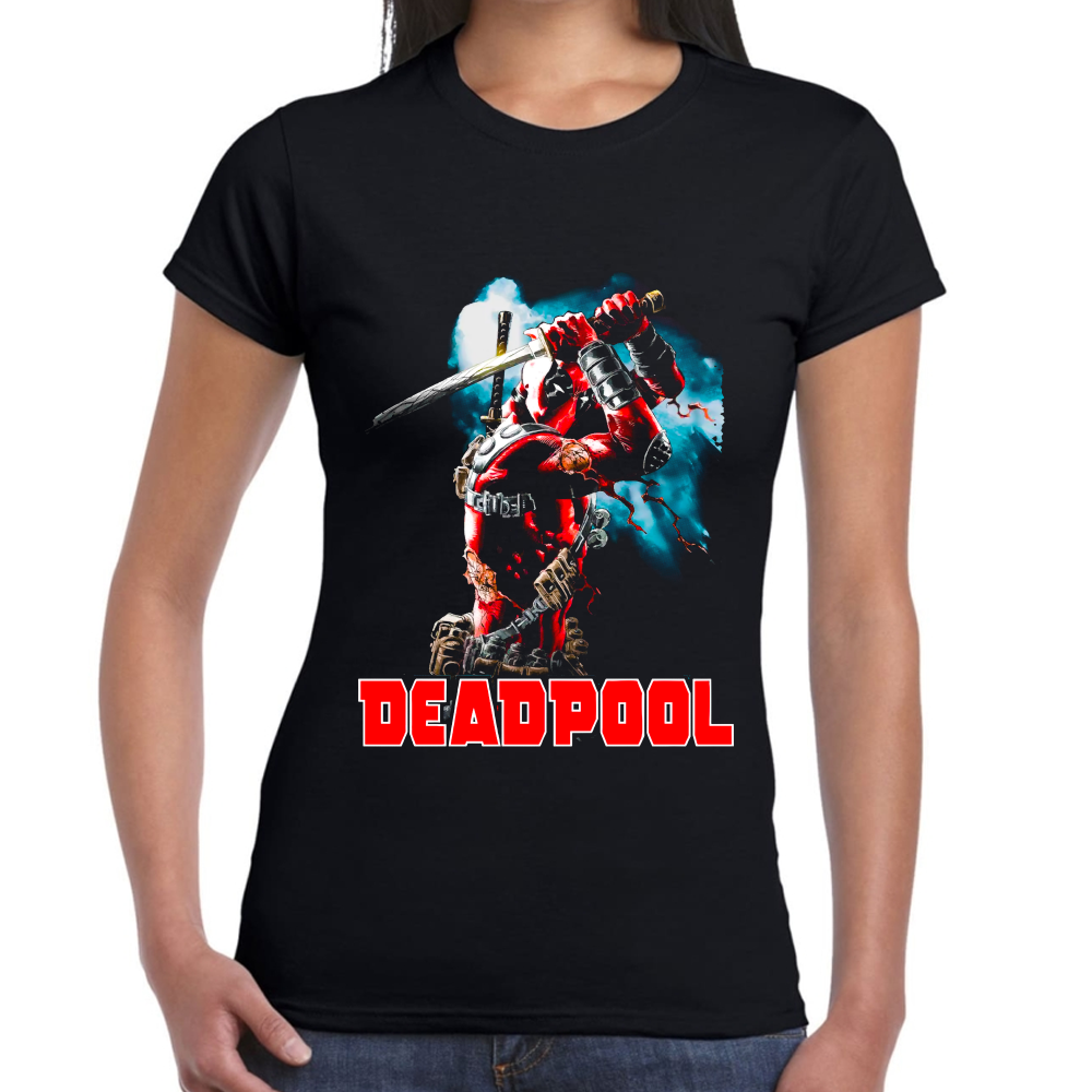Playera Deadpool Marvel Algodón Premium #0002298 Imagen secundaria del producto