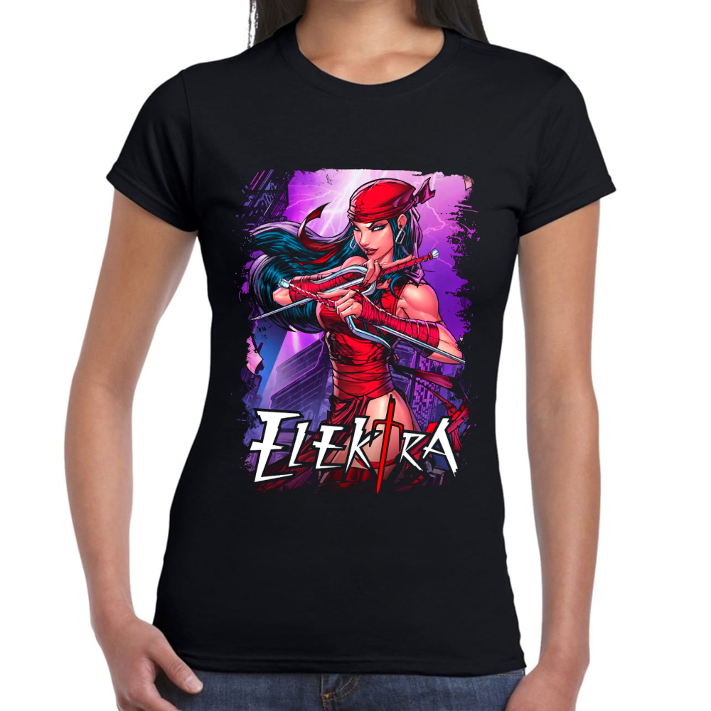 Playera Elektra Marvel Algodón Premium #0002304