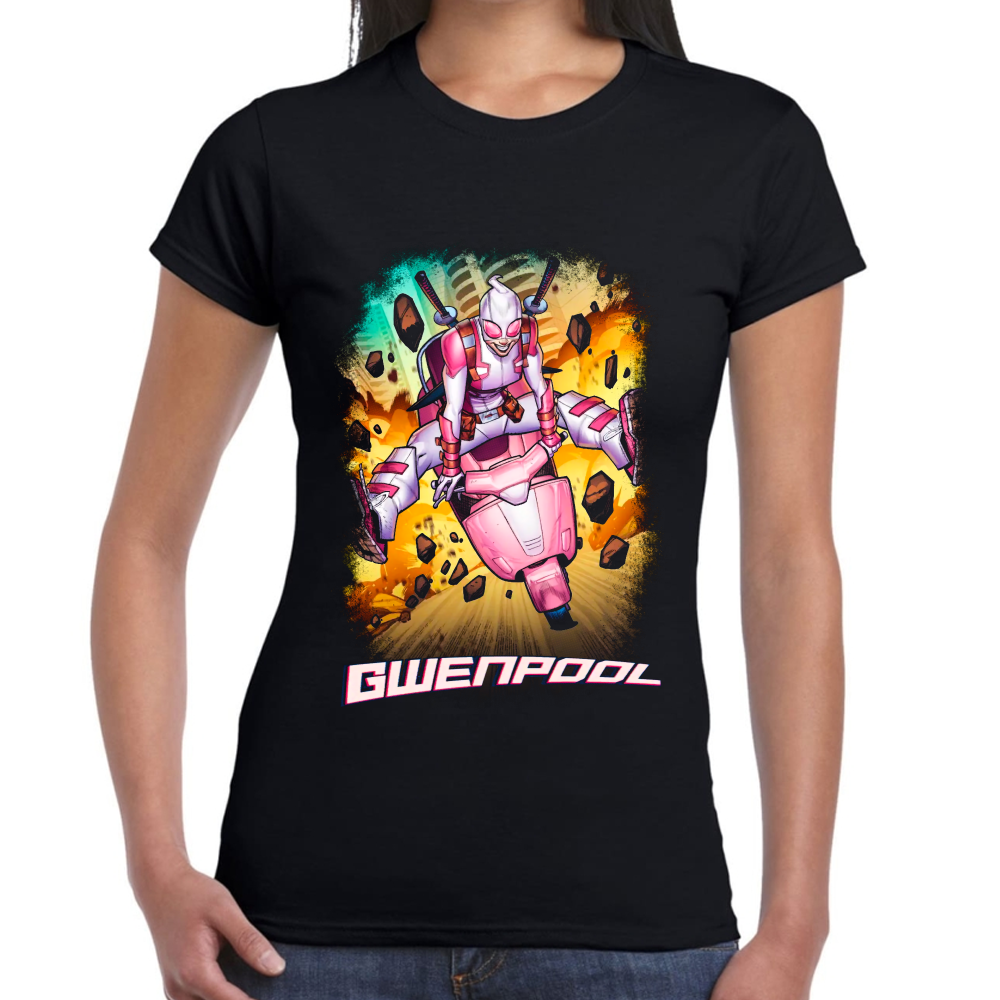 Playera Gwenpool Marvel Algodón Premium #0002312