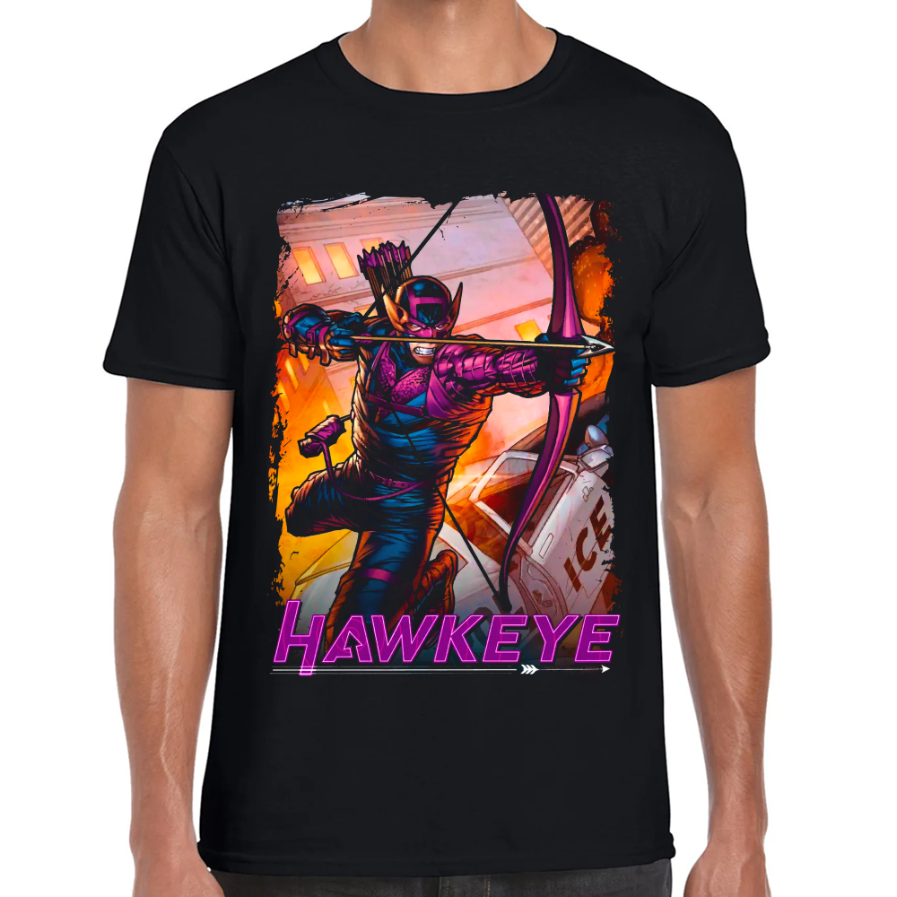 Playera Hawkeye Marvel Algodón Premium #0002316