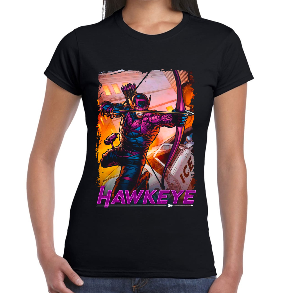 Playera Hawkeye Marvel Algodón Premium #0002316