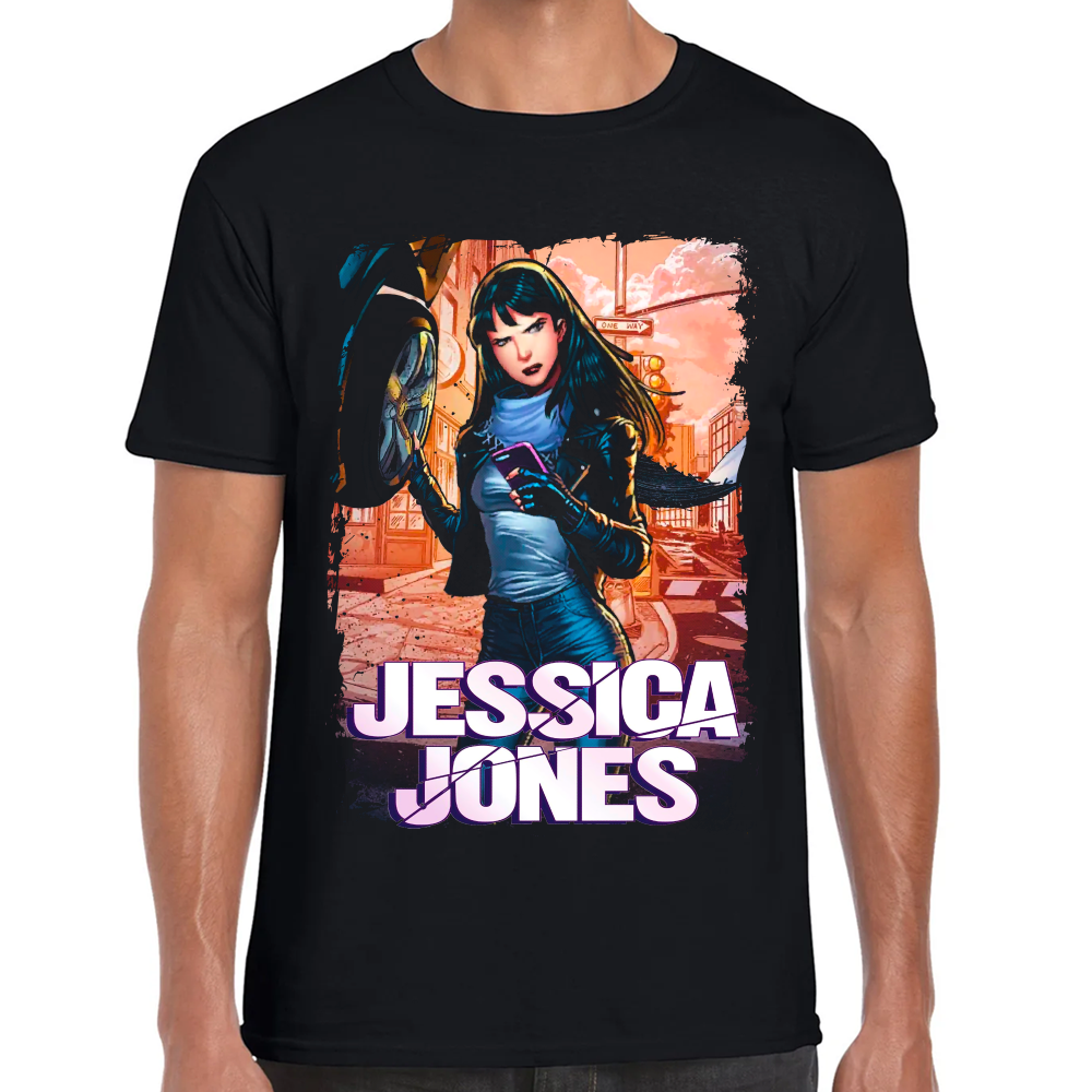 Playera Jessica Jones Marvel Algodón Premium #0002327