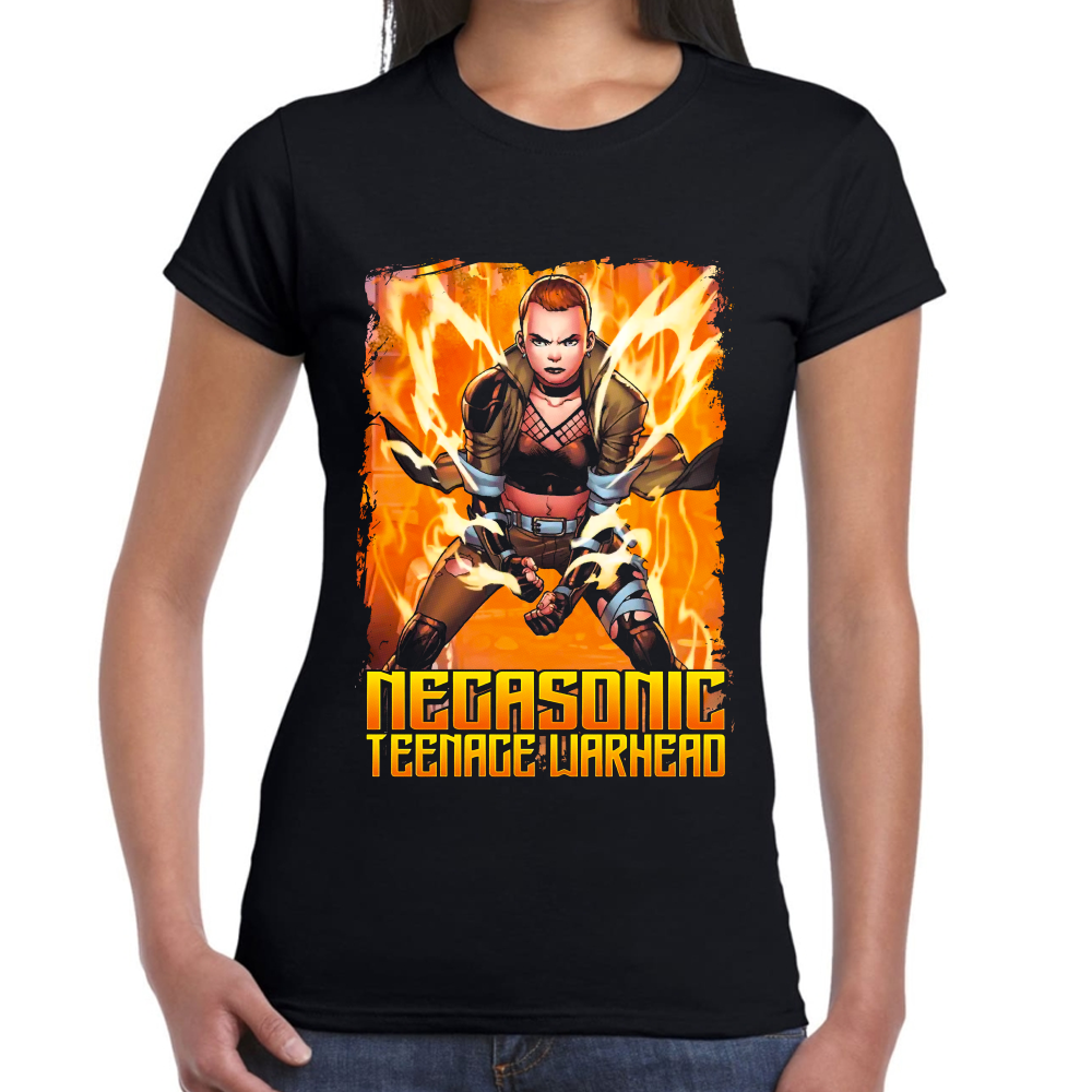 Playera Negasonic Marvel Algodón Premium #0002336 Imagen secundaria del producto
