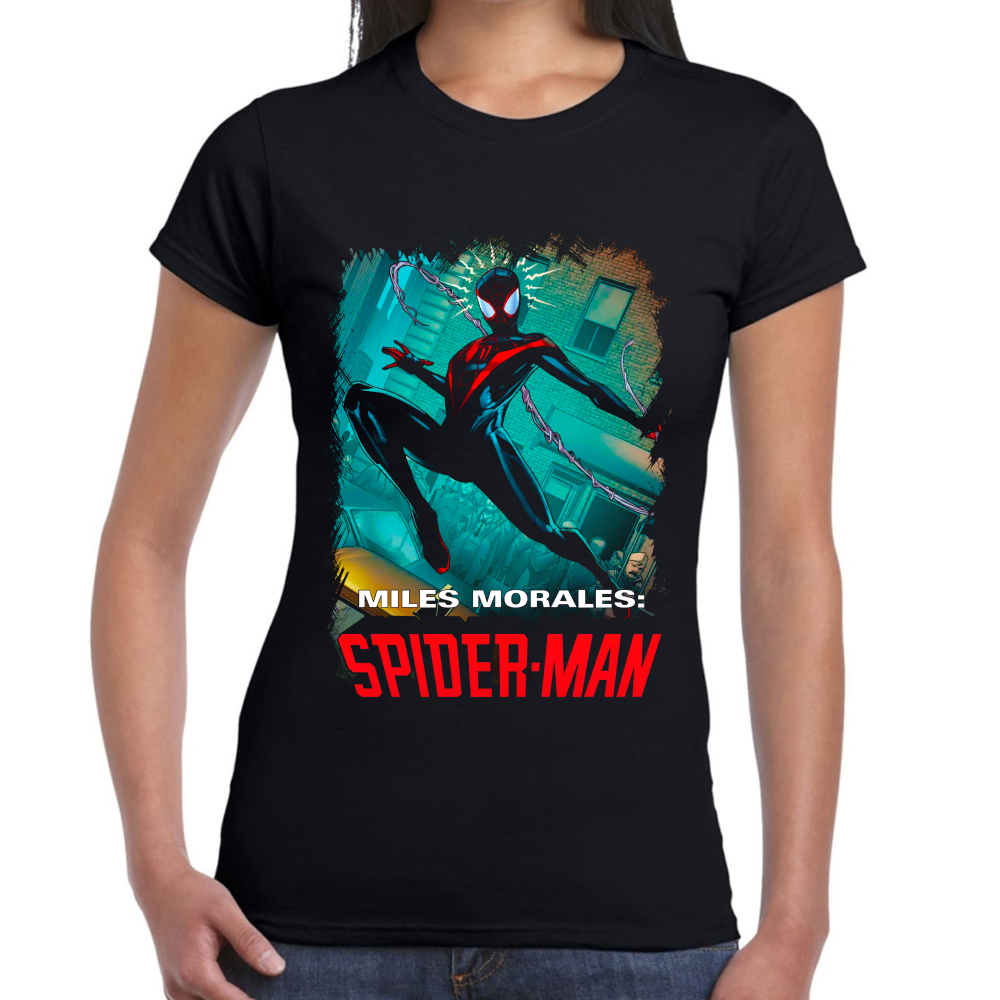 Playera Miles Morales Marvel Algodón Premium #0002337 Imagen secundaria del producto