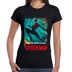 Playera Miles Morales Marvel Algodón Premium #0002337