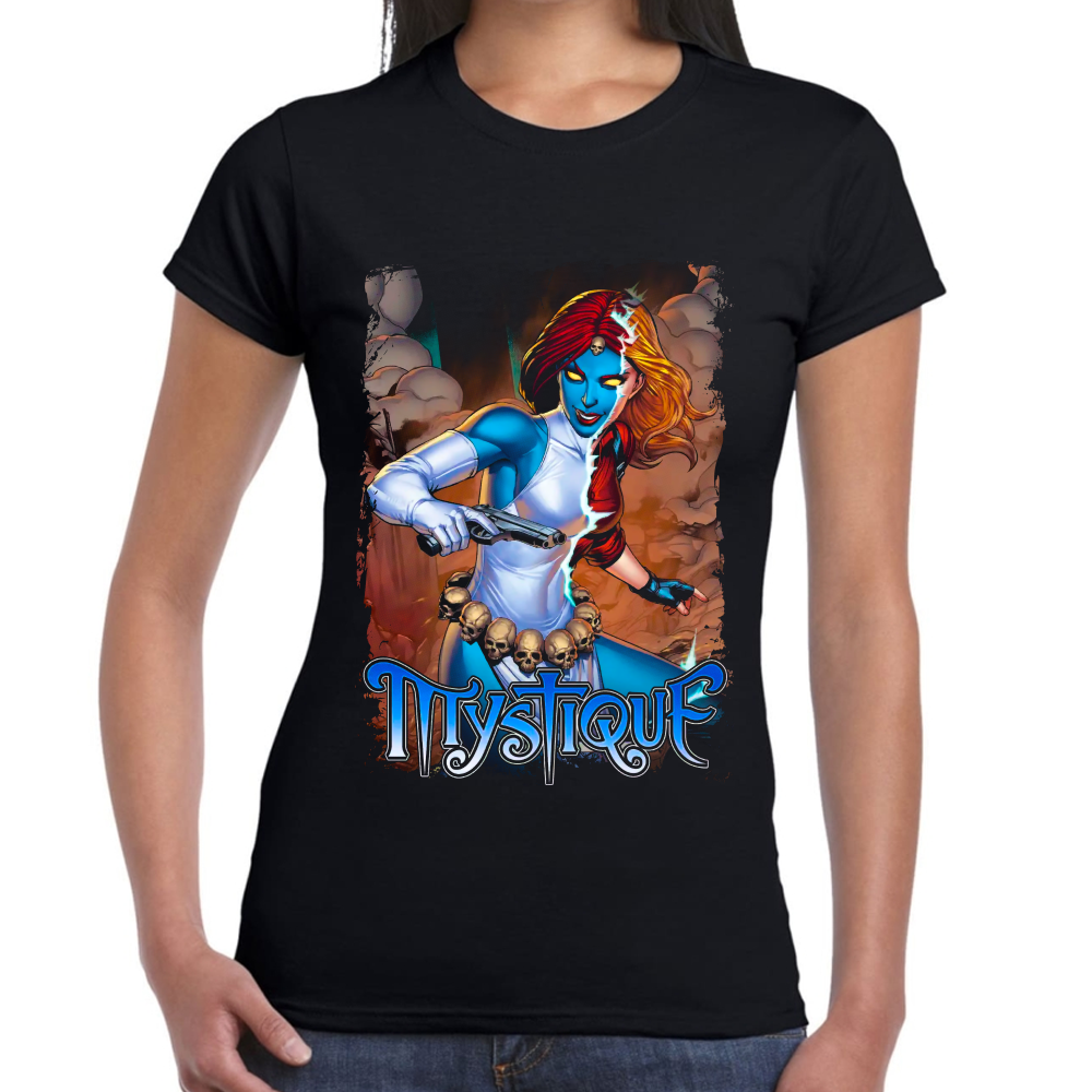Playera Mystique Marvel Algodón Premium #0002345 Imagen secundaria del producto